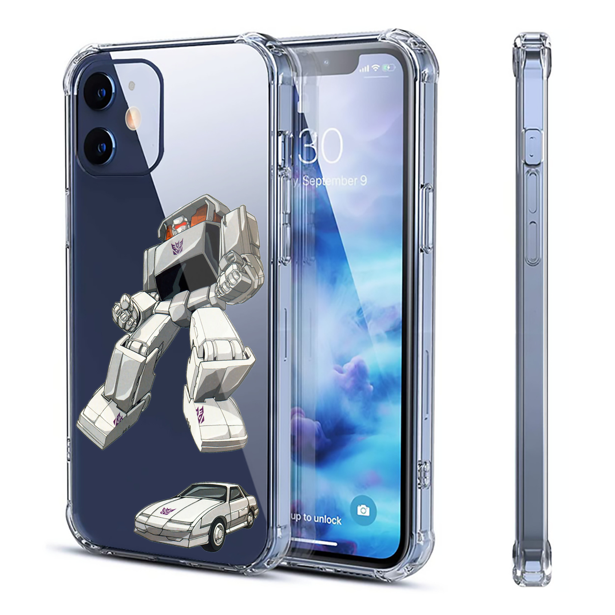 （画像用）  【iPhone 12シリーズ対応】透明スマホケース（クリアソフトケース）